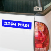 Unterrichten Sie Frieden Autoaufkleber (Auf Lkw)