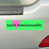 Unterrichten Sie Homosexualität Autoaufkleber (Auf Auto)