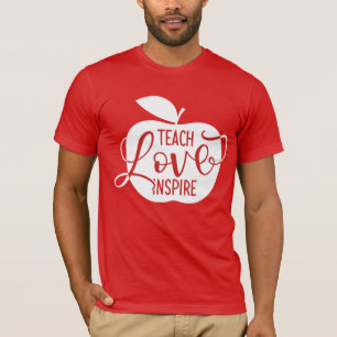 Unterrichten Sie Liebe inspirieren T-Shirt