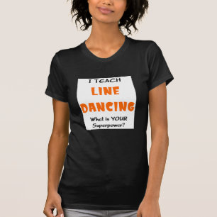 unterrichten Sie Linie Tanz T-Shirt