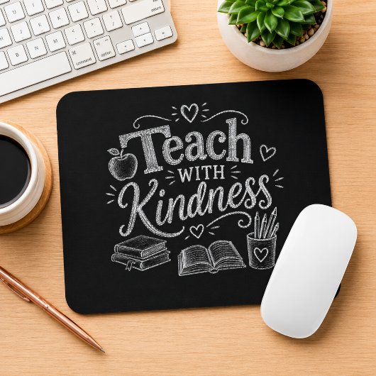 Unterrichten Sie mit Freundlichkeit Mousepad