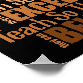 Unterrichten Sie sie, damit sie träumen Excel glau Poster (Ecke)