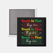 Unterrichten Sie so, dass sie träumen können Excel Magnet (Vorderseite/Rückseite)