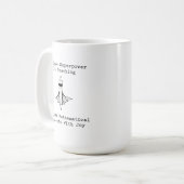 Unterrichten von Mathe mit Freude: Mein Superheld- Kaffeetasse (Vorderseite Links)