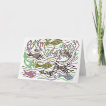 Unterrichtende Fische des lateinischen Zitats zum