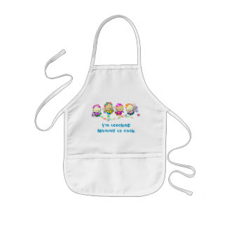Unterrichtende Mama zum zu kochen Kinderschürze