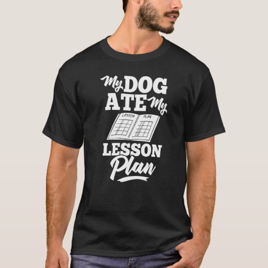 Unterrichtsplan Lehrer Vorschule Planer Schule 1 T-Shirt (Vorderseite)