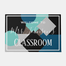 Unterrichtsraum für Spaß und Formen Lehrer Begrüßu