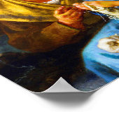 Unterrichtsstunde von Jean-François Millet Poster (Ecke)