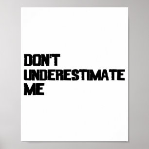 Unterschätz mich nicht poster