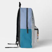 Unterschätze... Bedruckter Rucksack (Links)