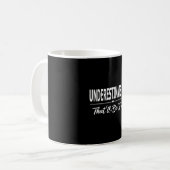 Unterschätze mich, das wird lustig kaffeetasse (Vorderseite Links)
