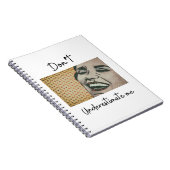 "Unterschätze mich nicht", Design Notizblock (Rechte Seite)