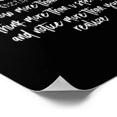 Unterschätze mich nicht poster (Ecke)