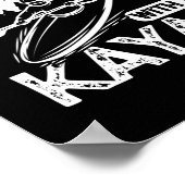 Unterschätze nie einen alten Mann mit Kajak Poster (Ecke)