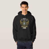 Unterschätze niemals die Macht eines Cues Hoodie (Vorne ganz)