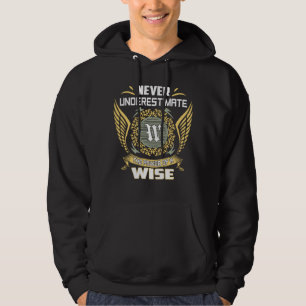 Unterschätze niemals die Macht eines Weisen Hoodie