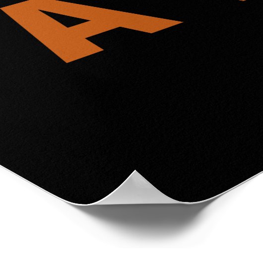 Unterschätze niemals ein Mädchen mit Geige Poster (Ecke)