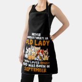 Unterschätze niemals eine alte Dame, die Hunde Lie Schürze (InSitu)