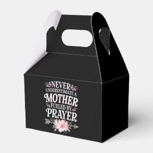 Unterschätze niemals eine Mutter, die durch Gebet Geschenkschachtel
