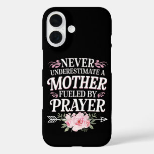 Unterschätze niemals eine Mutter, die vom Gebet an iPhone 16 Hülle