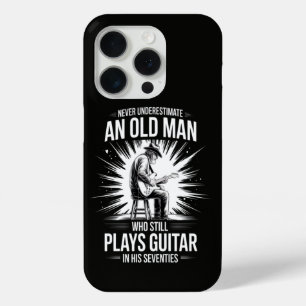 Unterschätze niemals einen alten Mann, der Gitarre Case-Mate iPhone Hülle