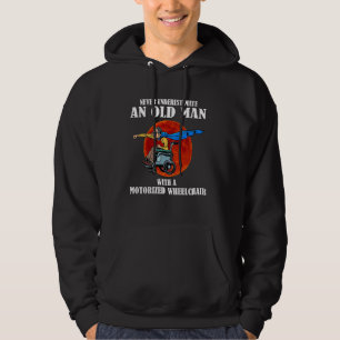 Unterschätze niemals einen alten Mann mit einem mo Hoodie