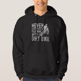 Unterschätze niemals einen alten Mann mit einem Mo Hoodie