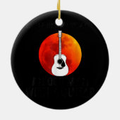 Unterschätze niemals einen alten Mann mit Gitarren Keramik Ornament (Hinten)