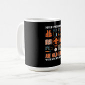 Unterschätze niemals einen alten Mann mit Pfadfind Kaffeetasse (Vorderseite Links)