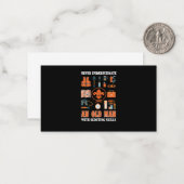 Unterschätze niemals einen alten Mann mit Pfadfind Mitteilungskarte (Vorderseite/Rückseite Beispiel)