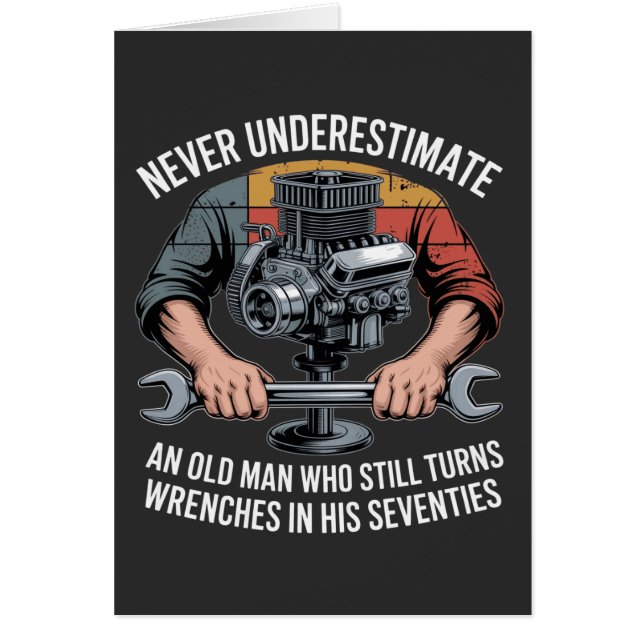 Unterschätze niemals einen Mann, der noch Schraube (Vorne)