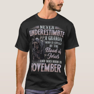 Unterschätze niemals einen Opa, der im November ge T-Shirt