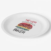 Unterschätzen Alte Fahrer nie Pappteller (Schrägansicht)