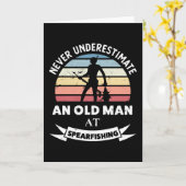 Unterschätzen eines alten Mannes bei Spearfish Ges Karte (Gelbe Blume)
