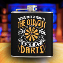 Unterschätzen Sie die alten Typ bei Darts Flask 6 