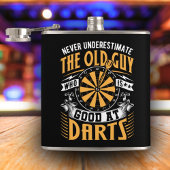 Unterschätzen Sie die alten Typ bei Darts Flask 6  Flachmann