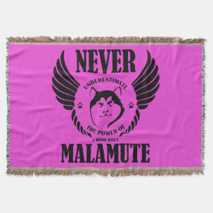 Unterschätzen Sie Malamute nie Decke