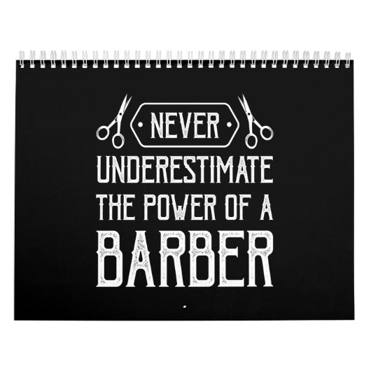 Unterschätzen Sie nie den Power eines Friseurs Kalender (Titelbild)