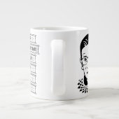 Unterschätzen Sie nie den Power eines Mädchens Jumbo-Tasse (Rückseite)