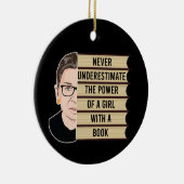 Unterschätzen Sie nie den Power eines Mädchens mit Keramik Ornament (Rechts)