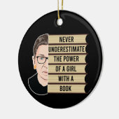 Unterschätzen Sie nie den Power eines Mädchens mit Keramik Ornament (Links)