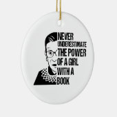 Unterschätzen Sie nie den Power eines Mädchens mit Keramik Ornament (Rechts)