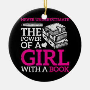 Unterschätzen Sie nie den Power eines Mädchens mit Keramik Ornament