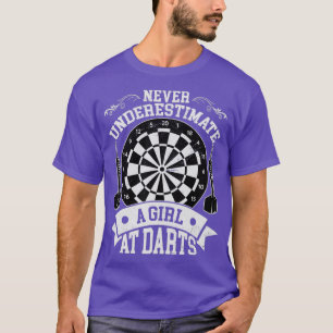 Unterschätzen Sie nie ein Mädchen für Frauen T-Shirt
