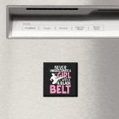 Unterschätzen Sie nie ein Mädchen mit einem schwar Magnet (In Situ (Geschirrspüler))
