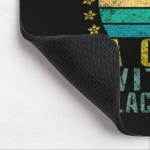 Unterschätzen Sie nie ein Mädchen mit einem schwar Mousepad (Ecke)