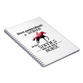 Unterschätzen Sie nie ein weibliches Pferd in den  Notizblock (Rechte Seite)