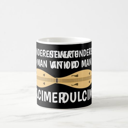 Unterschätzen Sie nie einen alten Mann Appalachian Kaffeetasse (Mittel)