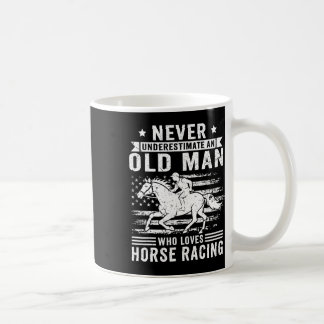 Unterschätzen Sie nie einen alten Mann, der Racing Kaffeetasse